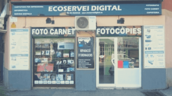 Tienda de reparación informática Ecoservei en Barcelona