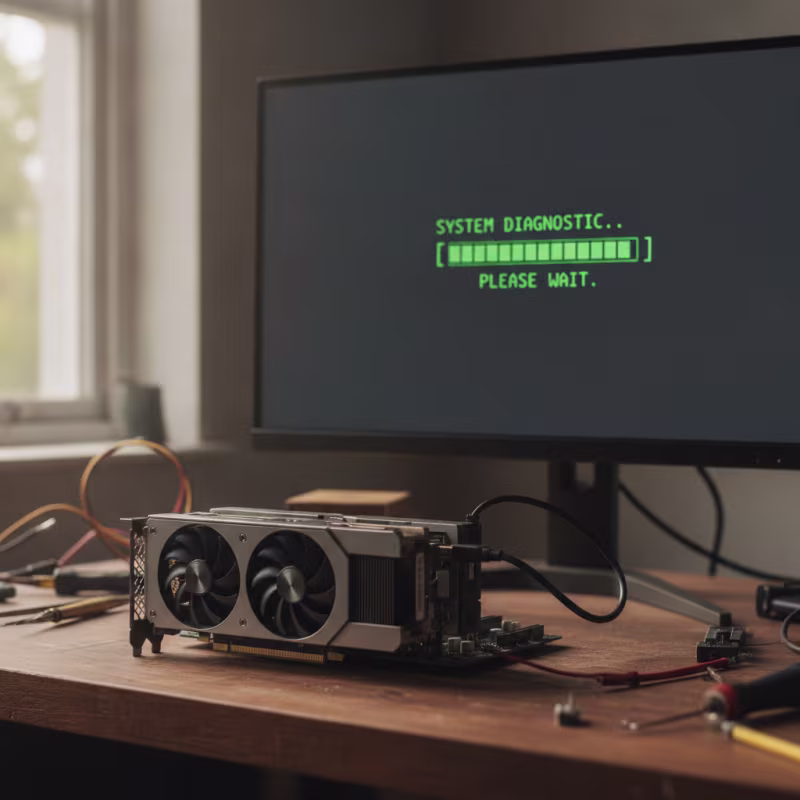 Ejecuta un test de estrés de memoria VRAM