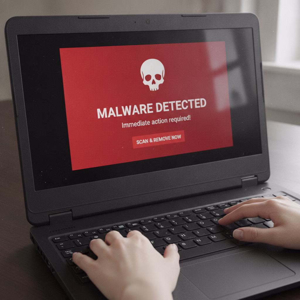 El sistema se infecta con virus o malware y se vuelve inservible