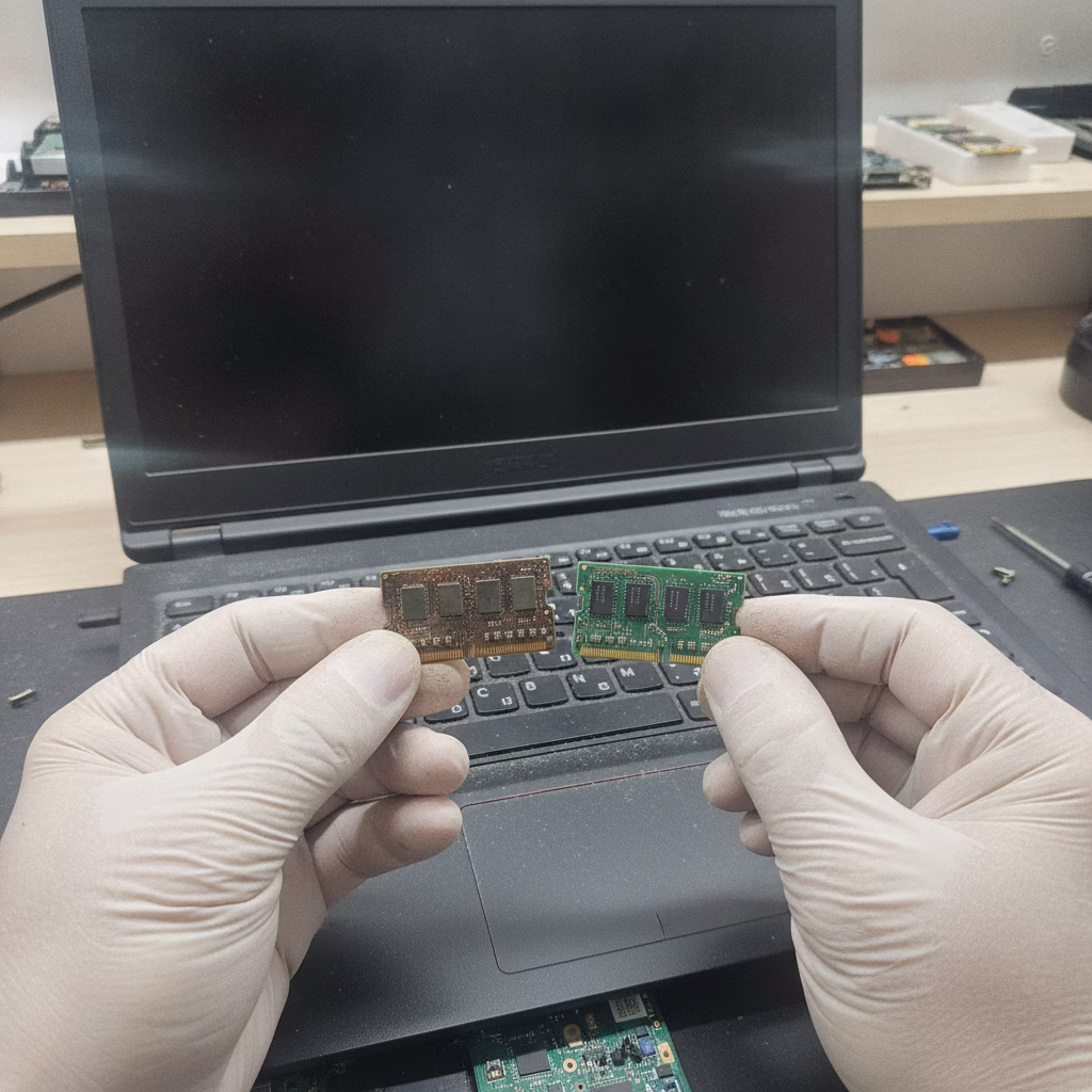 Decide entre reparar el componente o sustituir la pieza completa