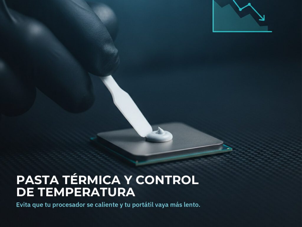 Pasta termica nueva: evita que el procesador se caliente y el portatil vaya lento